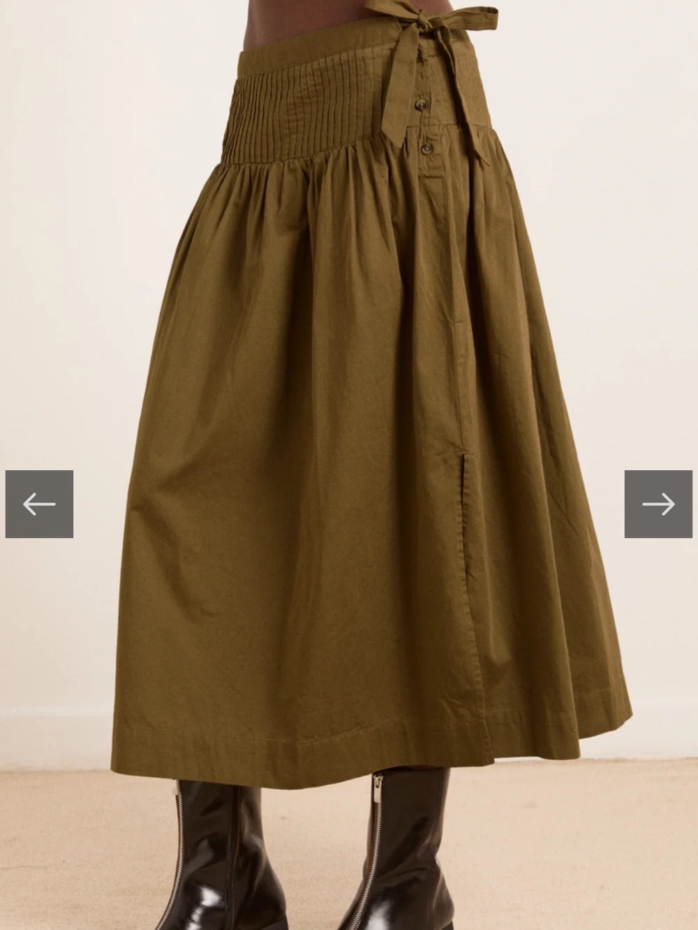 Damson Madder midi skirt
